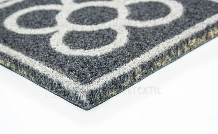 Paillasson en fibre de coco 25x75 cm. Carreau ROSETTA de Barcelone