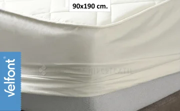 100% cotton mattress topper 90X190 cm model MAX COTTON by Velfont
