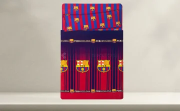 Juego De Sábanas Llicencia F.C.Barcelona 8973 Rayas