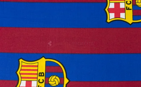 Juego De Sábanas Llicencia F.C.Barcelona 8973 Rayas