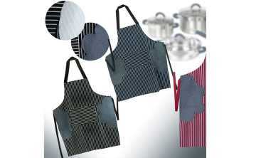 Delantal De Cocina con rizo secamanos a los lados Modelo 7579