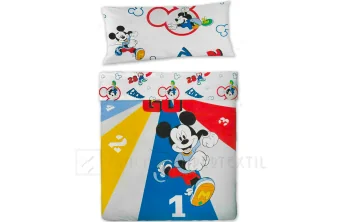 Capa de edredão e fronha 100% algodão MICKEY RUN