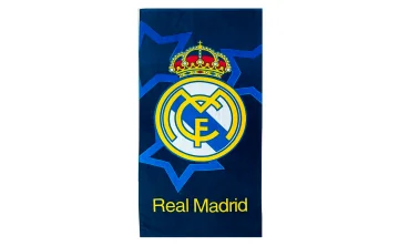 Toalha de praia infantil REAL MADRID 100% algodão NW1397 75 X 150 Cm