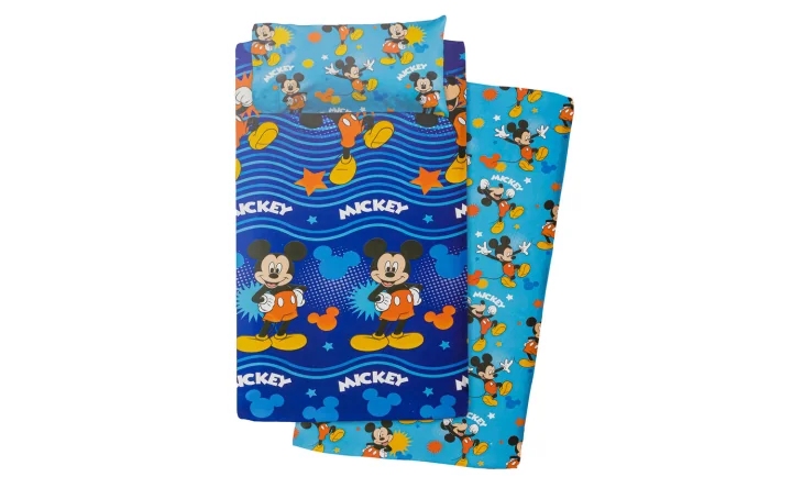 Joc De Llençols Infantil Complet Model MY105 Mickey Mouse Llit 90 Cm