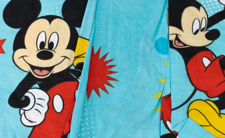 Joc De Llençols Infantil Complet Model MY105 Mickey Mouse Llit 90 Cm