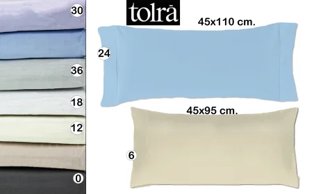 100% cotton 144 thread count Diana pillowcase by Tolra