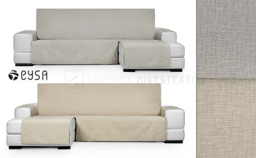 Cobreix sofà Chaise longue pràctica amb teixit hidrofug SKY d'Eysa