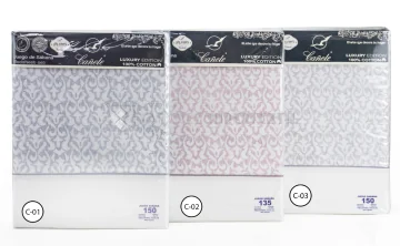 Complete set of 100% cotton RONA sheets from Cañete 2