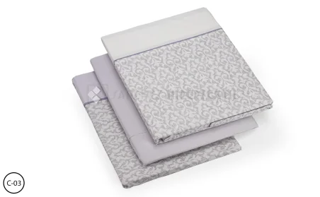 Complete set of 100% cotton RONA sheets from Cañete
