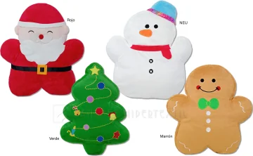 3D Christmas cushion, 5947, various models