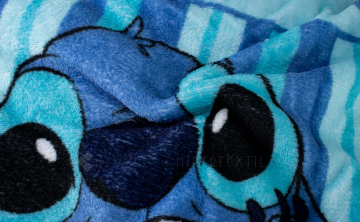 Juego de sábanas de invierno coralina infantil cama 90 cm. LILO STITCH WAVES 2