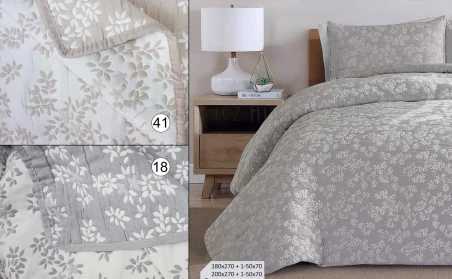 Jacquard bedspread + cushion covers PAULA