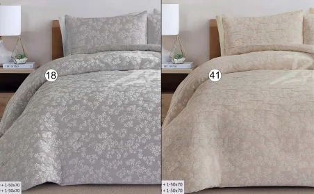 Jacquard bedspread + cushion covers PAULA