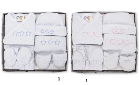 Ensemble Gamberritos 5 pièces pour nouveau-né, modèle 10273
