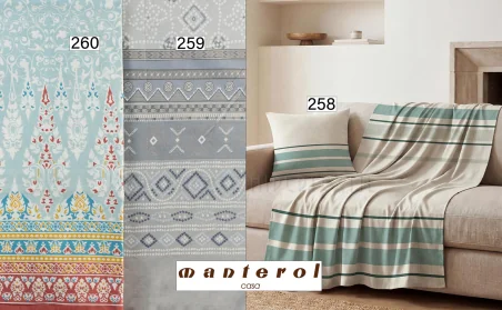 Lenço + capa de almofada 100% algodão, vários modelos da Manterol