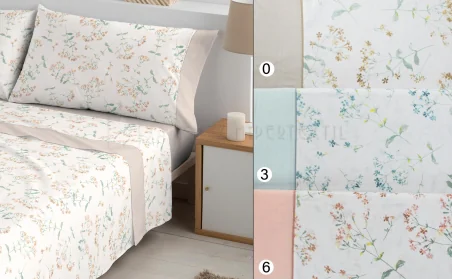 Ensemble de draps complet VELETA 100 % coton