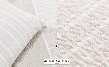 MANTEROL SUMMER 130 reversible bedspread with stripes 2