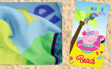 Toalha de praia ou piscina 70x140 cm. PEPPA PIG NW 1567