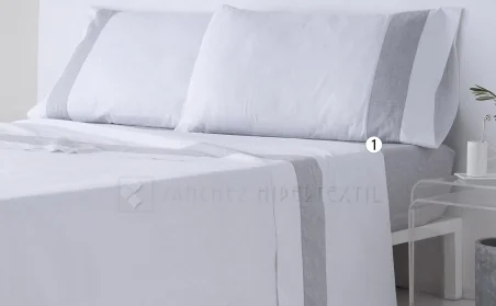 Joc complet de llençols 100% cotó ESSENCE APLIQUE de Fundeco