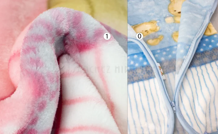 Baby sleeping bag blanket, 80 x 90 cm. BABY SAC 11033 Bears