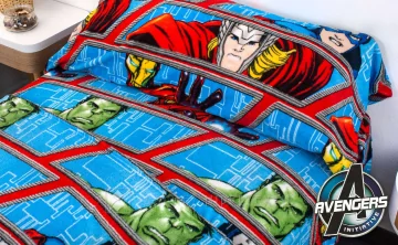 Juego de sábanas de invierno Coralina AVENGERS 681