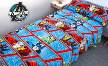 Juego de sábanas de invierno Coralina AVENGERS 681 2