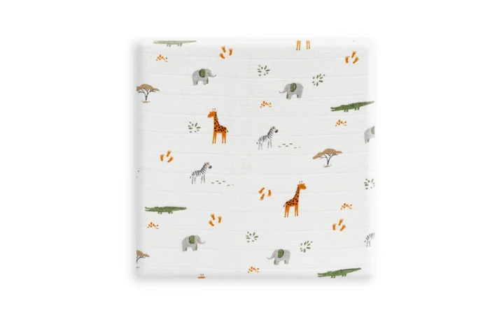 Musselina de Bambu para Bebé 120 × 120 cm
