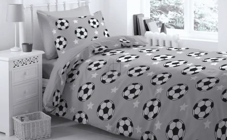 Conjunto de Edredão Infantil de 2 Peças - FUTEBOL