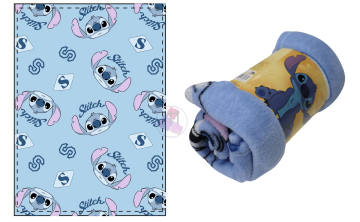 Manta de Coralina Infantil - STITCH