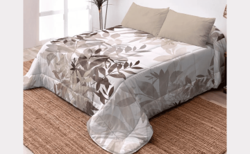 Duvet Comforter + Cushion Covers – Leaf Print