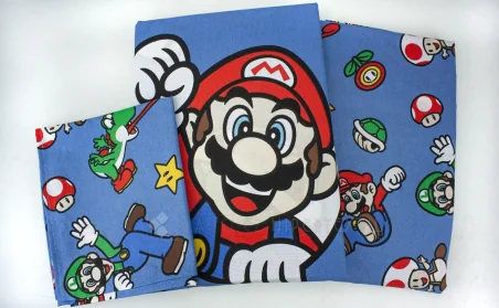 Conjunto de folhas SUPER MARIO de 3 peças NW1038