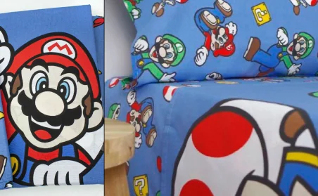 Conjunto de folhas SUPER MARIO de 3 peças NW1038