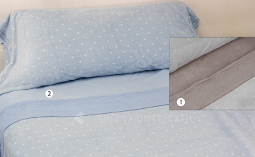 Juego completo de sábanas de invierno coralina modelo TOP