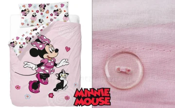 Capa de edredão e fronha MINNIE HAPPY 2
