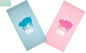 Toalha de praia infantil Cuadernos Rubio OINK