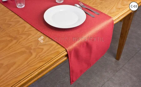 Chemin De Table Avec Lurex Lisse Réf:5