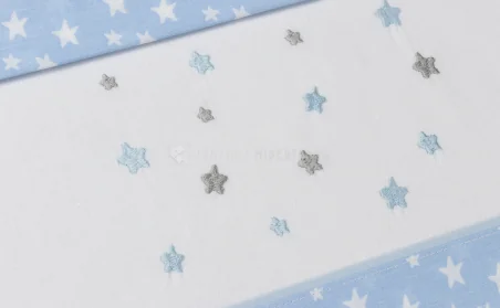 Conjunto de lençóis para berço e mini berço 10673 estrelas