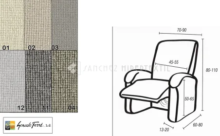Housses de canapé, chaise, fauteuil et relaxation MARINA