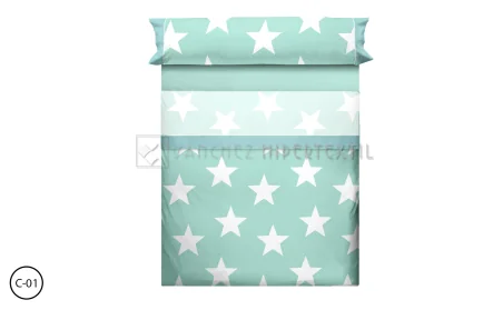 Juego De Cama Completo AUSTRAL Estrellas De Stilia