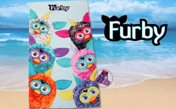 Microfiber Beach Towel 70 x 140 Cm FURBY Model