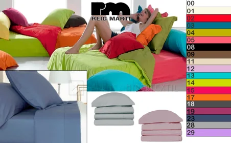 Lençol plano HAPPYCOLOR para cama 105 cm.