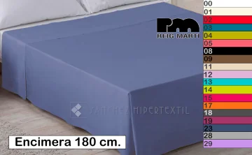 Lençol plano HAPPYCOLOR para cama 180 cm. por Reig Martí