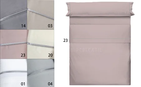 Conjunto completo de lençóis 100% algodão 200 fios penteados mercerizados IHOME