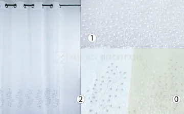 Readymade Curtain Embroidered With Eyelets MAGA Model