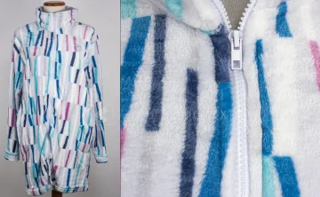 COLETTE short zipper winter robe