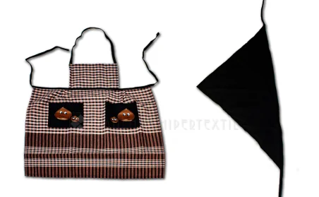 Conjunto castaero de delantal ms pauelo cuello