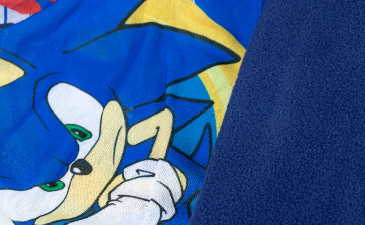 Máscara Facial Infantil SONIC 083 Azul Coraline