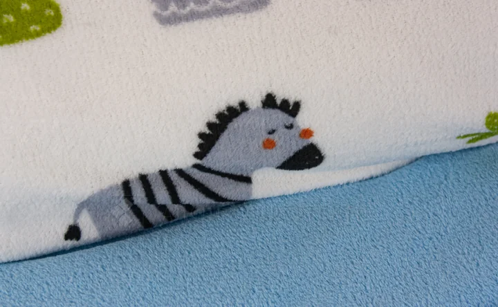 Conjuntos completos de lençóis de inverno coral para uma cama de 90 cm. DANÇA - ZOOLÓGICO